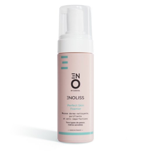 Mousse dermo-nettoyante à l'eau de bleuet bio