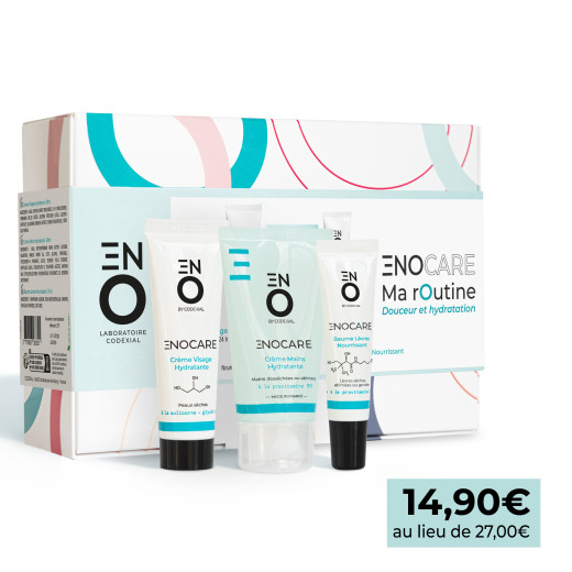 Coffret routine douceur et hydratation ENOCARE avantage prix