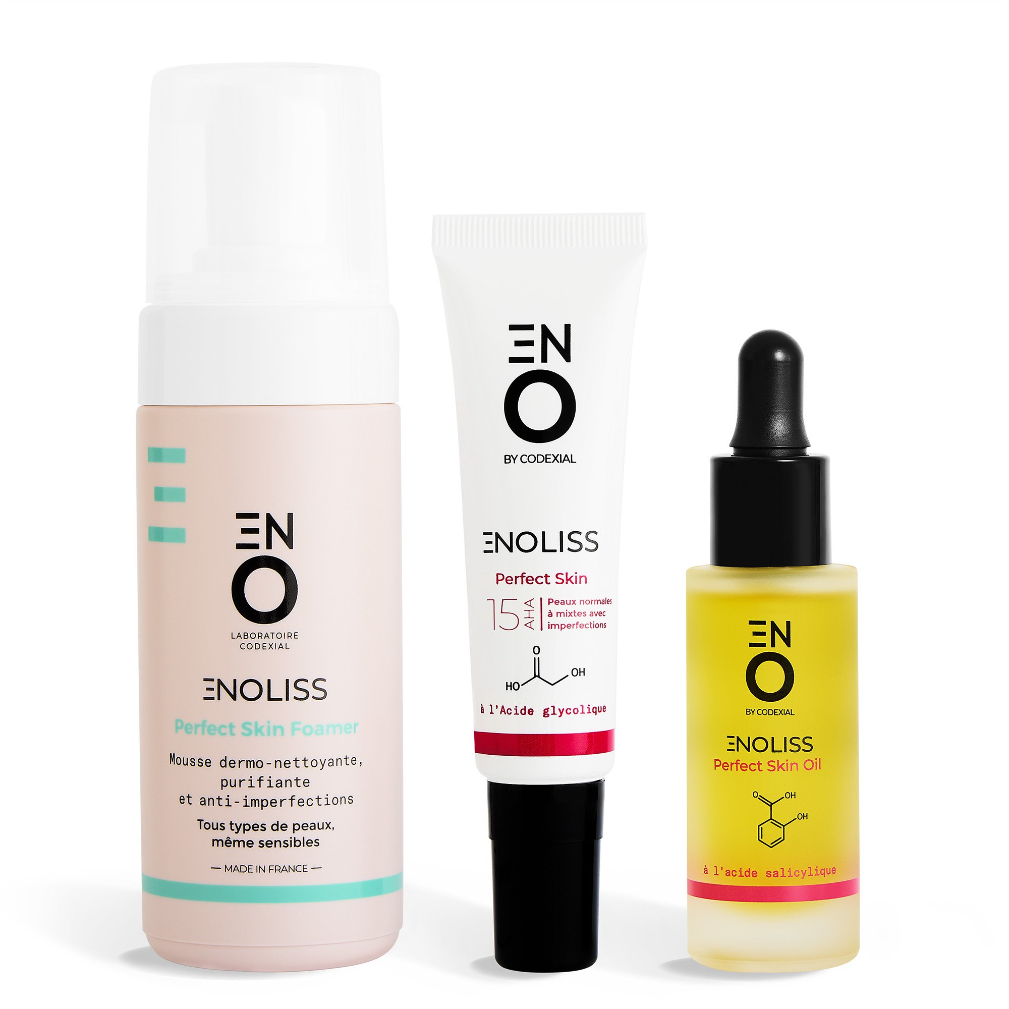 ENOLISS Perfect Skin Foamer, Perfect Skin 15 AHA et Perfect Skin Oil-Image4