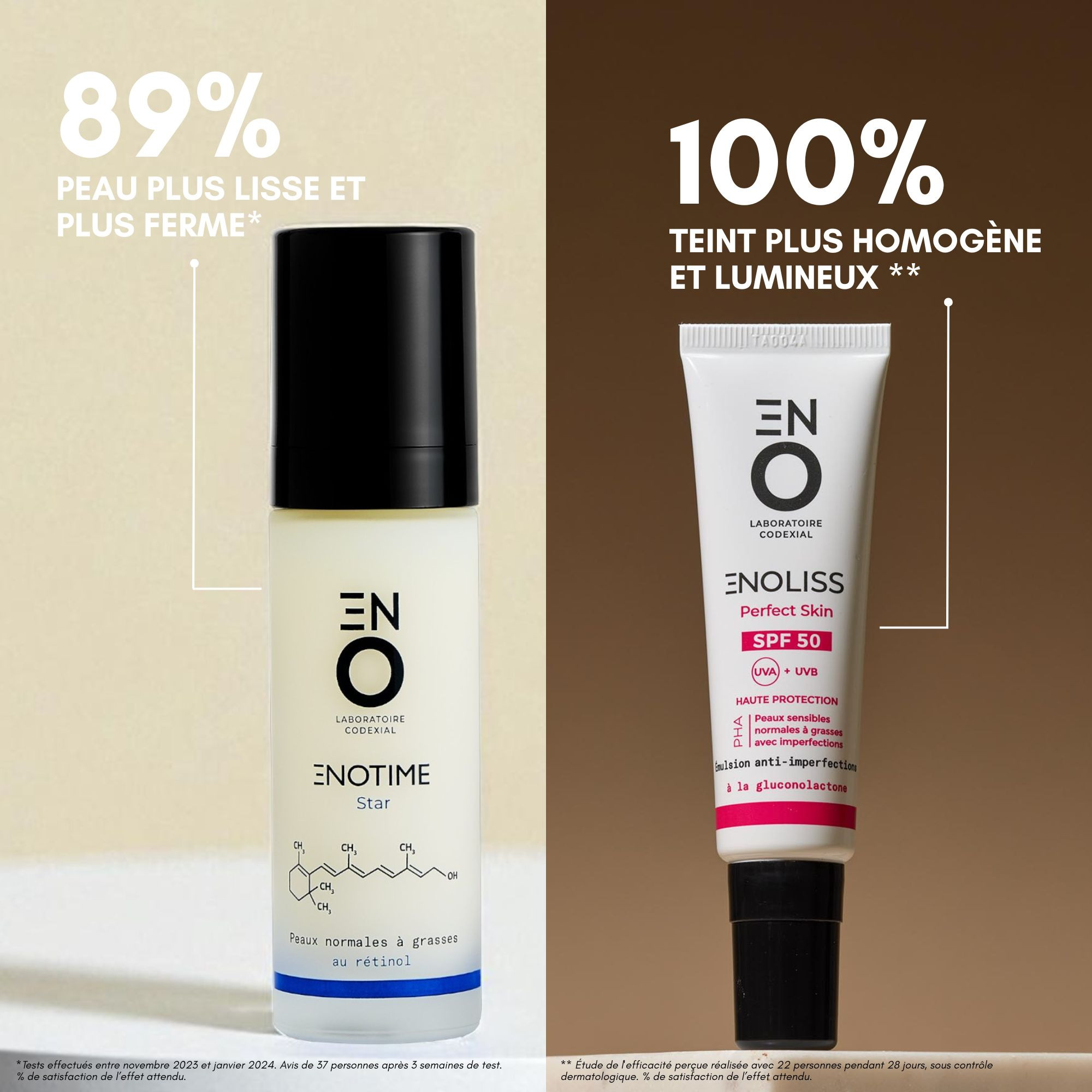 ENOTIME Rituel Retinol Protect pourcentage de satisfaction-Image4